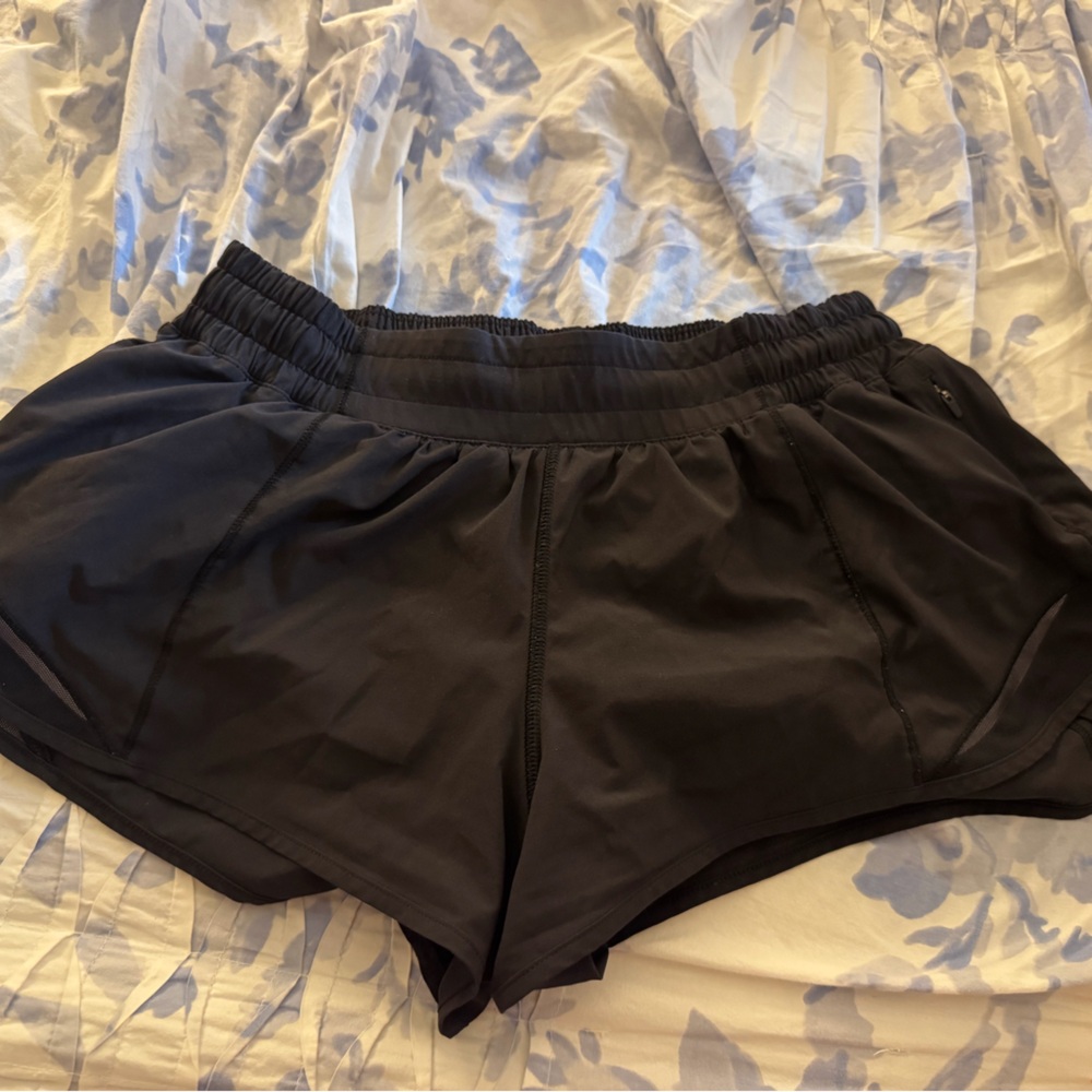 Lululemon Black Hotty Hot Shorts